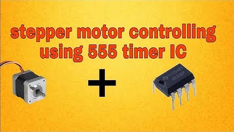 Stepper motor control using 555 timer IC