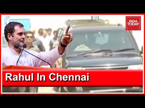 Rahul Gandhi Arrives In Chennai Ahead Of Mega Kanyakumari Rally