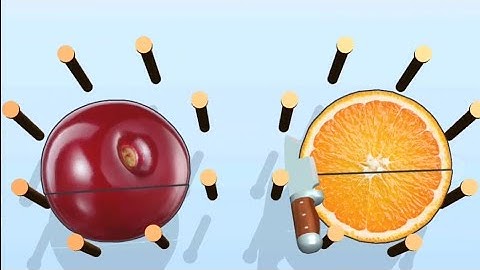 Slice it! Level 370-80 | Very Satisfying  Relaxing ASMR Slicing game | Fruit cutting & Fruit Shake