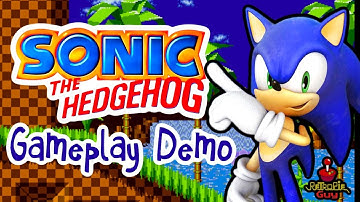 Sonic The Hedgehog Gameplay Video Game Demo On RetroPie - Raspberry PI 4 Emulator - RetroPie Guy