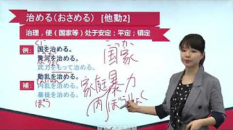 N2日语单词讲解 第三单元 第11讲 单词解释(1)