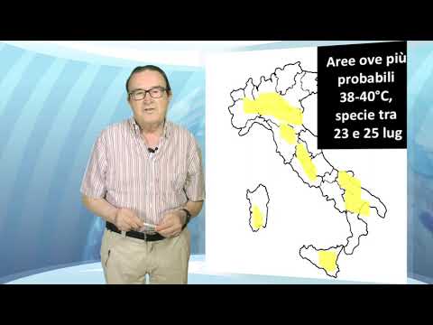 Tendenza meteo per i prossimi 10 giorni: anticiclone africano sull'Italia. Picchi di 40 gradi