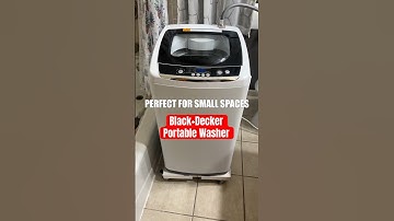 A Washing Machine For Small Spaces - Black+Decker Portable #products #amazon