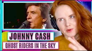 Vocal Coach reacts to Johnny Cash - Ghost Riders In The Sky