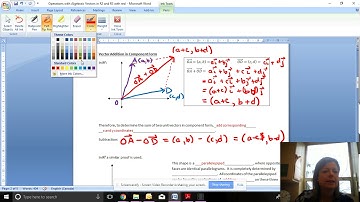 Operations with Algebraic Vectors in R2 and R3 (Part 1)