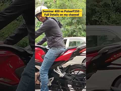 Dominar 400 vs PulsarF250 which is better? Full Video https://youtu.be/aCEMIlfNKsY @CTR2K