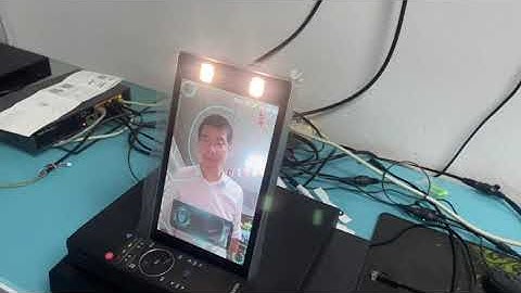 Face recognition and Temperature Detection AI Smart Camera