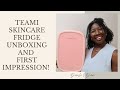 Teami Skincare Fridge Unboxing + First Impression #teami #skincare #luxeskincare #skincarefridge