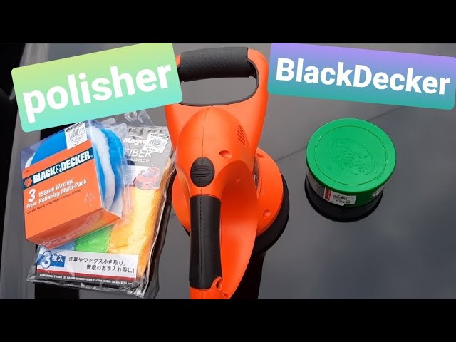 BLACK + DECKER 10 Random Orbit Waxer/Polisher (W010B) 