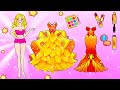 Barbie! Please Make Up &amp; Dress Up Fire Style - Four Element Princesses - Barbie Story &amp; Crafts