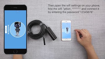 DEPSTECH WiFi Endoscope Operation Steps