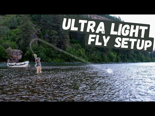 Ultra LIGHT WEIGHT Fly Rod & Reel Setup! Perfect for casting small flies to  tough trout! Day 2 of 4! 