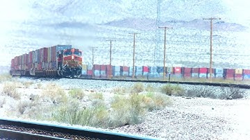 BNSF Train Locomotives Front And Back