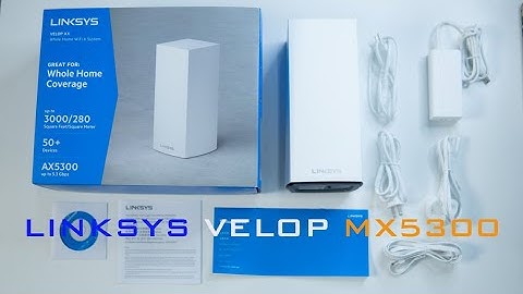 Linksys MX5300 Velop AX5300 WiFi 6 Tri-Band Router