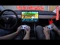 How to Multiplayer Game in Your Tesla, Wirelessly!