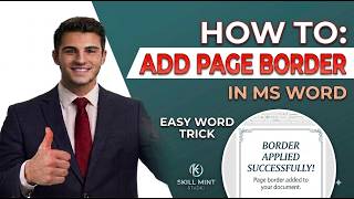 How to Add Page Border in MS Word (Step-by-Step Tutorial)