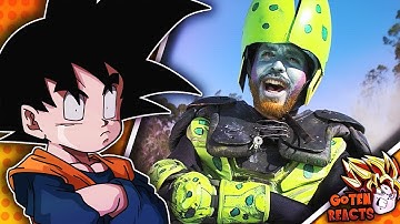 Goten Reacts To THE CELL SAGA IN 5 MINUTES (DRAGONBALL Z LIVE ACTION)