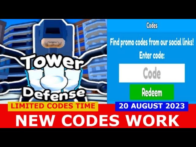 NEW) *WORKING* Codes in [Part 2 💥EP 57] Toilet Tower Defense (ROBLOX) 