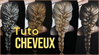 🎨 Comment peindre les cheveux (tuto technique peinture acrylique)