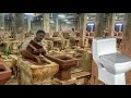 Production Process of Toilet Seat in Factory Complete Process || How Toilets Seat are Made