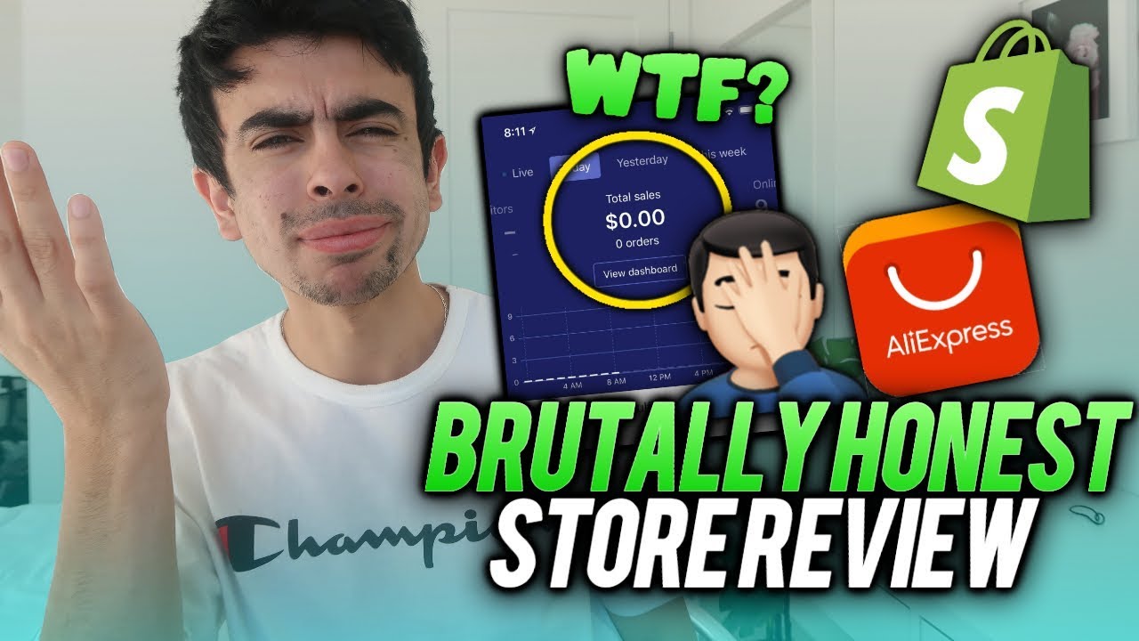 BRUTALLY HONEST DROPSHIPPING STORE REVIEW | (Shopify Dropshipping 2019)