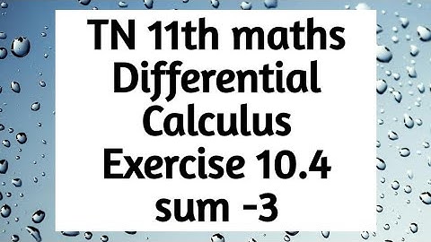11th maths exercise 10.4 3rd sum