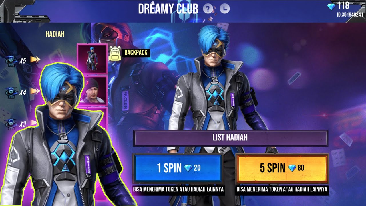 How To Copmlete Dreamy Club Event In Free Fire  New Event Dreamy Club Full  Details - raj 725 yt 