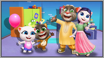 My Talking Angela 2 vs Tom 2 (Tom Cat Family) Android Gameplay Walkthrough Part 2