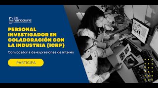 Personal Investigador en Colaboración con la Industria (ICRP) - CIC nanoGUNE