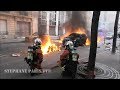 acte13 gilets jaunes ,Pompiers de Paris sur feu de voiture