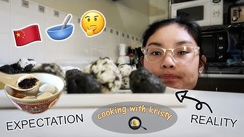 Attempting to Make Black Sesame Tang Yuan (a disaster)