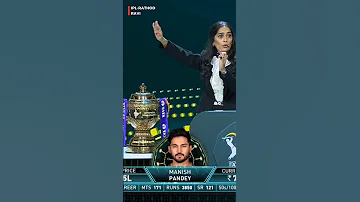 IPL AUCTION 2025 KKR PLAYER 2025 MANISH PANDEY IPL 2025 Shorts Short Kkr 