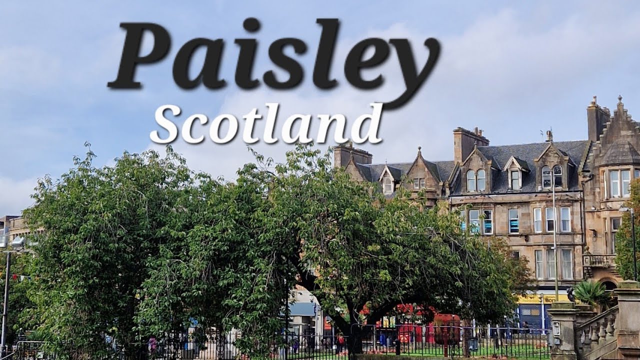 Paisley Scotland UK - YouTube