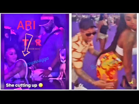 Ari GRlNDlNG on her Male friend Moneybagg Yo Not Concerned & Jania does the same thing with Furly