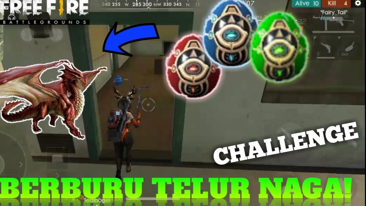 Nemuin Telur Naga Banyak Banget Challenge Garena Free Fire