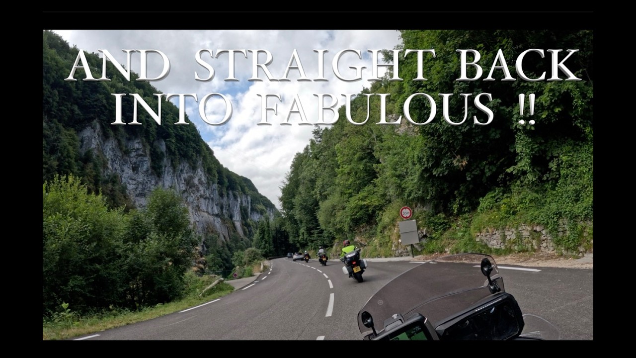 Motorcycle Tour Ireland to France Italy 2025 Ep13 - FABULOUS GORGES DU FURON & GORGE DE LA BOURNE