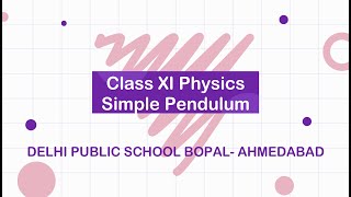 Class XI Science Practical Physics : Simple Pendulum