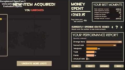 $5000 TF2 Crate Unboxing - Crate Simulator