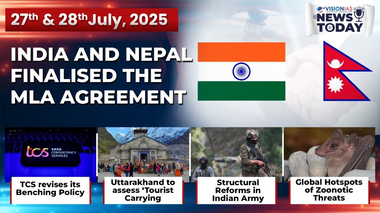News Today | Daily Current Affairs | 27th & 28th July, 2025 - YouTube