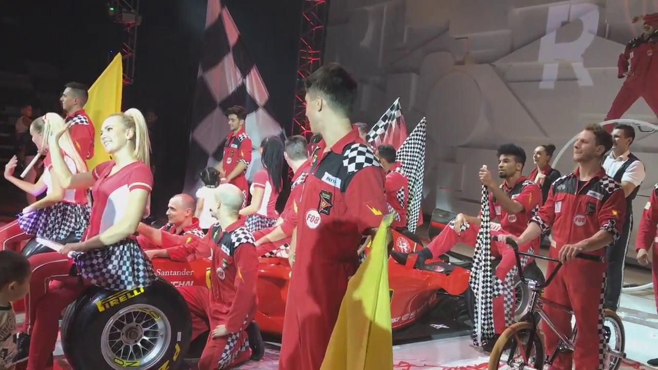 Red show final story at FERRARI World Abu Dhabi