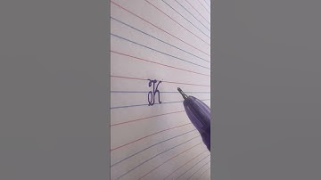 Cursive Writing✍️ "K" (Capital and Small Letter)