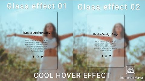 Glassmorphism ui card design using html and css | cool hover effect | Tilt js | imakedesigneasy
