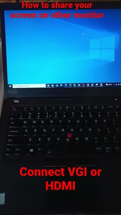 how to share your screen on another monitor or tv #shorts - YouTube - How To Share Your Screen On A Tv