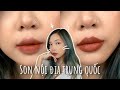 Son Nội Địa Trung Quốc Có Gì Hot ? Perfect Diary Readme Lip Veil Swatch and Review | Con Thỏ