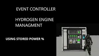 How to use stored power % event controller in Space Engineers 