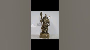 Tượng Quan Công trên bên đá #qbtshop #phongthuy #dodongmynghe #mayman #quancong