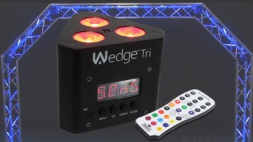 Chauvet Wedge Tri Colour DJ LED Uplighter