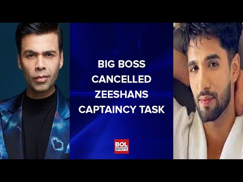Big Boss cancelled Zeeshans Captaincy task | BOL Briefs