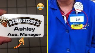 People With The Most Unfortunate Name Tags
