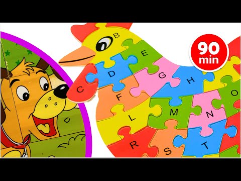 Learn ABC, Counting, Numbers, Shapes and Solve Animal Puzzle Games For Kids